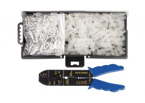 Set čepova i čahura sa stezaljkom kabela