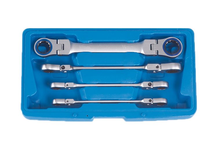 Set zglobnih ključeva sa račnom 10-19mm 4 dijelni