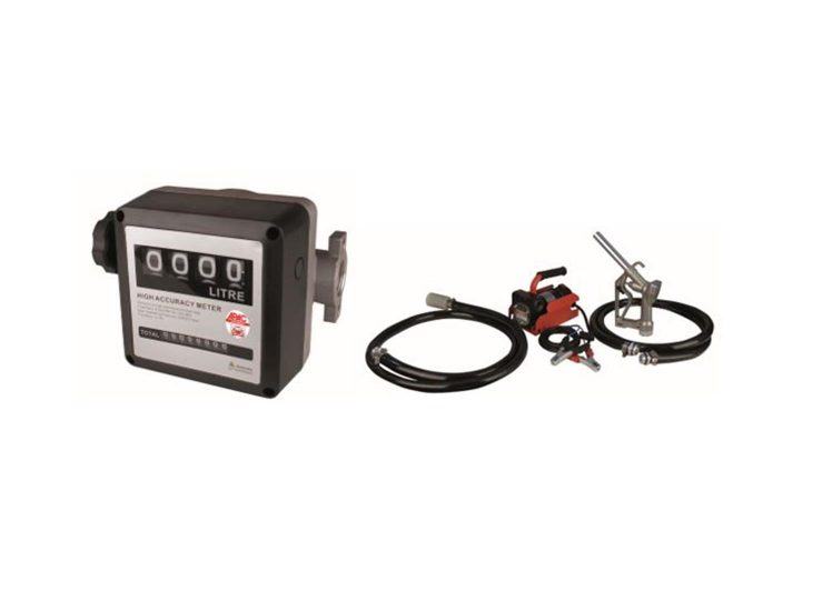 APAC pumpa za naftu sa mehaničkim brojčanikom 40L/min, 12V, set 1770.D225N+1770.DC4M