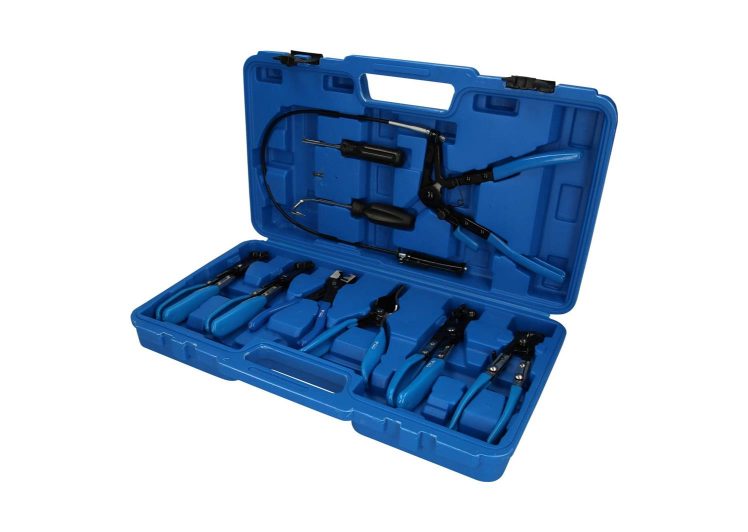 BRILLIANT TOOLS kliješta za skidanje auto obujmica 9 dijelni, BT521000