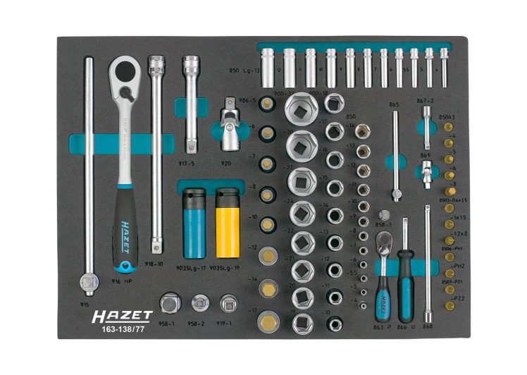 Set alata u spužvastom umetku 77-dj. 163-138/77