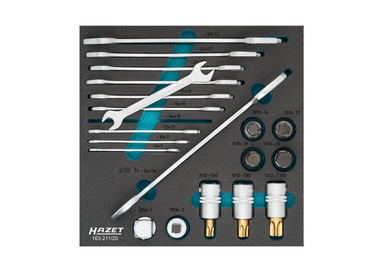 Set alata u spužvastom umetku 20-dj. 163-211/20
