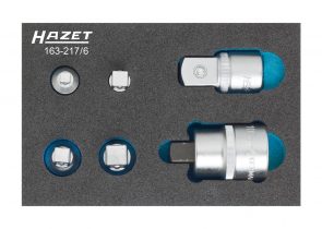 Set adaptera u spužvastom umetku 6-dj. 163-217/6