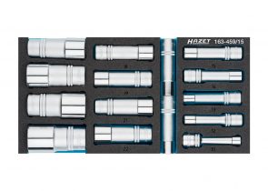 Set nasadnih ključeva u spužvastom umetku 15-dj. 163-459/15