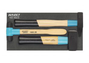 Set čekića u spužvastom umetku 3-dj. 163-464/3