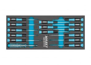 Set odvijača u spužvastom umetku 15-dj. 163-517/15