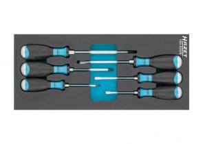 Set odvijača u spužvastom umetku 6-dj. 163-522/6