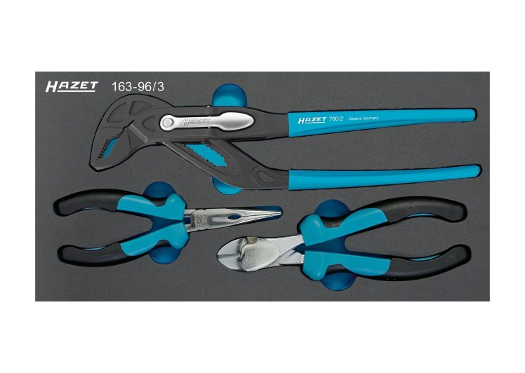 Set kliješta u spužvastom umetku 3-dj. 163-96/3