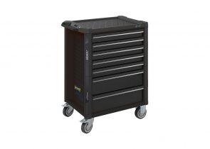 Radionička kolica prazna mat crna 179n-7-ral9005