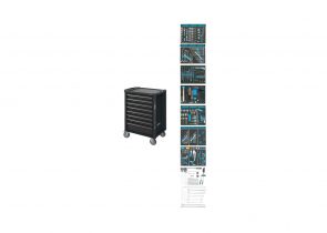 Radionička kolica crna siva 300-dj. 179n-8-ral7021/300