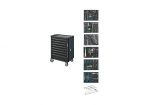 Radionička kolica crna siva 264-dj. 179nt-8-ral7016/2