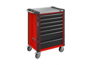 Radionička kolica prazna crvena 179nx-7-ral3020