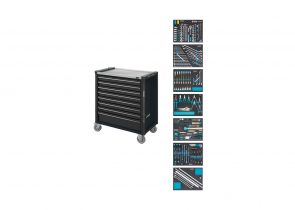 Radionička kolica 243-dj. Bazalt siva 179nxl-8-vw/243