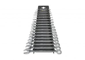 Set vilasto okastih ključeva 6-24 mm sa zidnim nosačem