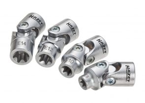 Set ključ nasadni 3/8″ torx ženski e8-e10-e12-e14 zglobni