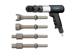 Pneumatski vibracijski nabijač  sa setom dlijeta