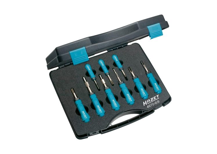 Set alata za de/montažu utikača 9-dj. 4670-6/9