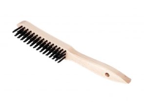 SW-STAHL četka čelična 3 reda sa drvenom drškom, 63302SB