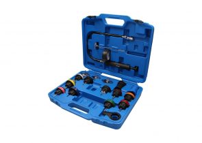 BRILLIANT TOOLS set za kontrolu/dijagnostiku hladnjaka, sustava za hladenje, 18 dijelni, BT521200