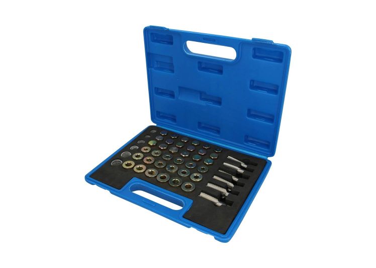 BRILLIANT TOOLS set za popravak navoja vijka za ispuštanje ulja, 114 dijelni, BT711300