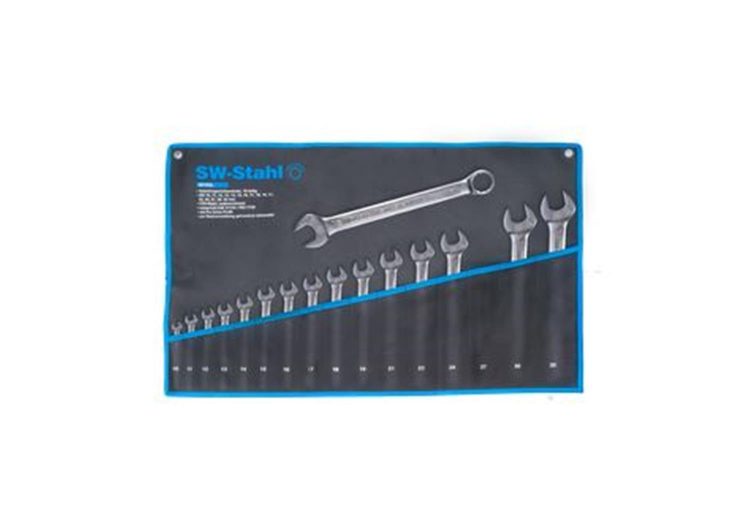 SW-STAHL set kombinirani ključeva u pletnenom etui-u, 16 komada, 10-32mm – 00163