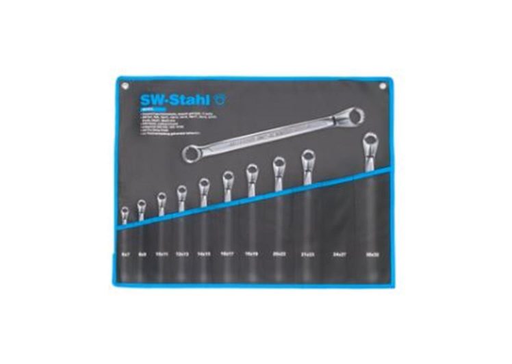 SW-STAHL set okastih ključeva u platnenom etuiu, 11 komada, 6-32mm, 00181L