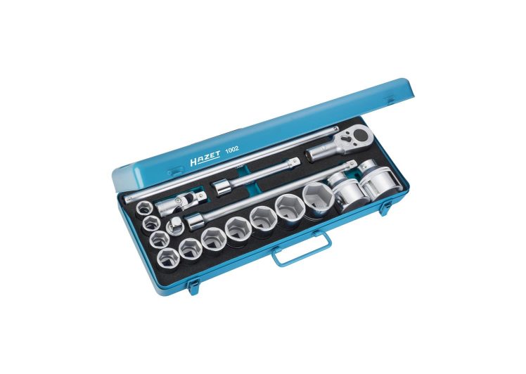 Set nasadnih ključeva račnom i produžetcima 18-dj. 1002