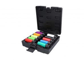 KS TOOLS set specijalnih snažnih nasadnih ključeva za aluminijske naplatke 1/2″, 10-dijelni – 515.0890