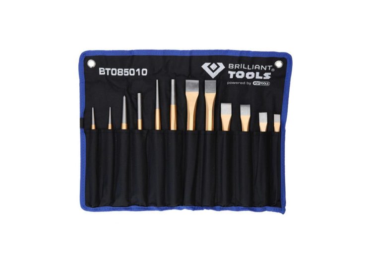 BRILLIANT TOOLS set sjekača i točkala 12-dijelni, BT085010
