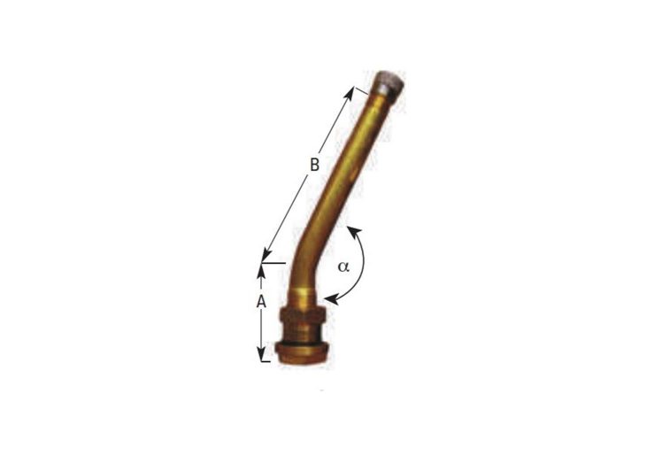 Ventil za gume teretni 25 mm