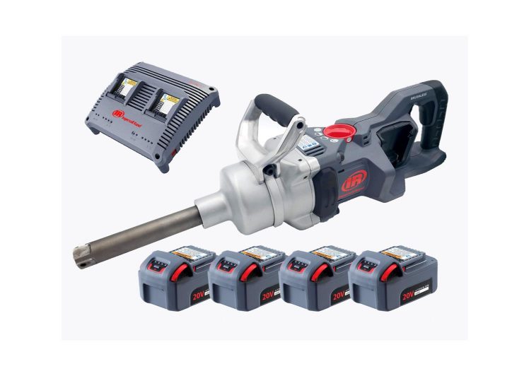 INGERSOLL RAND aku udarni odvijač 1″ 4000Nm 20v baterija 4×5,6 Ah, dupli punjač, kofer – W9691-K4E-EU