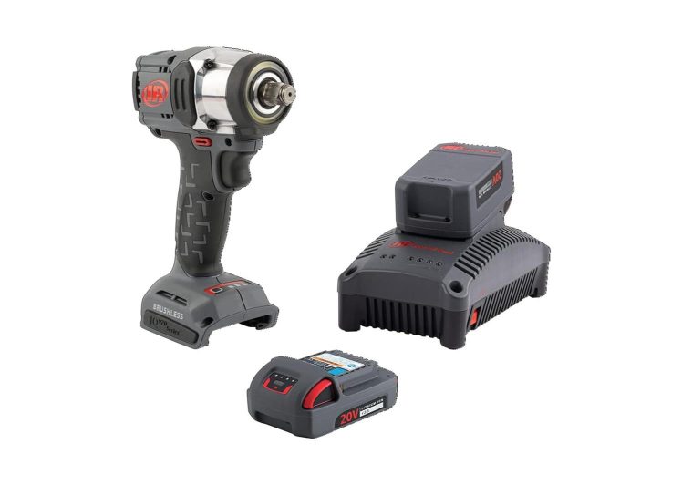 INGERSOLl rand aku udarni odvijač kratki 1/2″ 610 nm 20 v baterija 2×2,25 ah, punjač – w3151-k22-eu