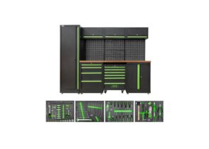 JBM RADIONIČKI MODULARNI ORMAR 18-DIJELNI 54327+53708 4 LADICE S ALATOM SERIE446