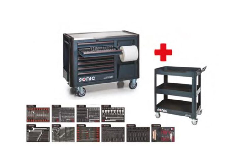 SONIC radionička teretna hd kolica next s13 540-dijelni set 754080