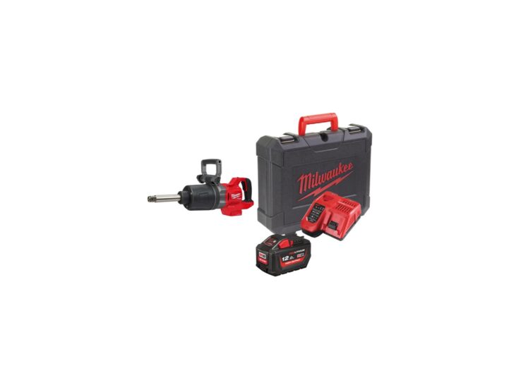 MILWAUKEE aku udarni odvijač 1″ duga osovina, 2576nm, 1×12 ah baterije + punjač – 4933499251