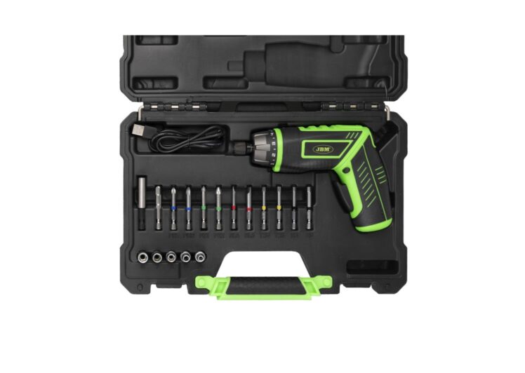 JBM set aku bit odvijača 1/4″ sa bitovima i nasadnim ključevima – 54683