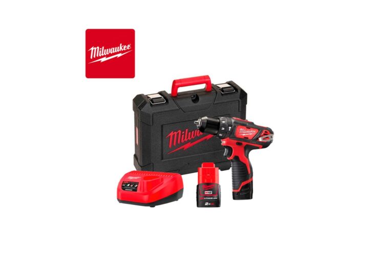 MILWAUKEE aku bušilica udarna m12bpd-202c, 2 x 2.0 ah baterija i punjač – 4933441940