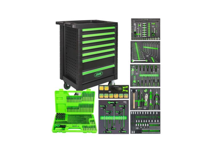 JBM radionička kolica sa alatom, 7 ladica sa 7 popuna – serie520