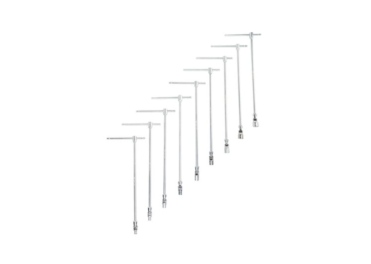 JBM SET NASADNIH KLJUČEVA T-RUČKA, ZGLOBNI, 7-19MM, DULJINA 465 MM – 54380