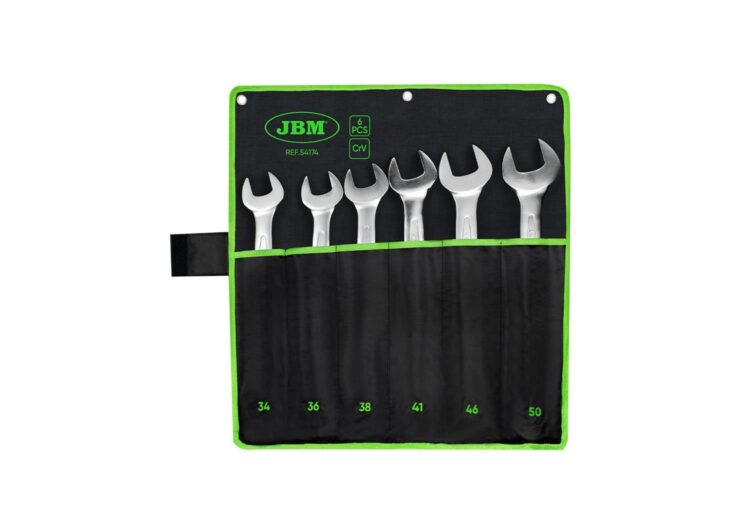 JBM SET 6 KOMADA KOMBINIRANIH KLJUČEVA 34-50 54174